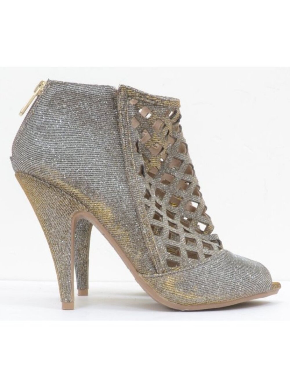 Christian Siriano Iridescent Color Changing Peep Toe Pump Heels‎ Women’s 8.5